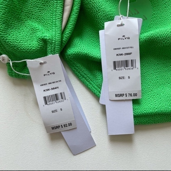 PILYQ KIWI REEF RING SIDE & HIGH CUT BIKINI SET - Picture 12 of 15